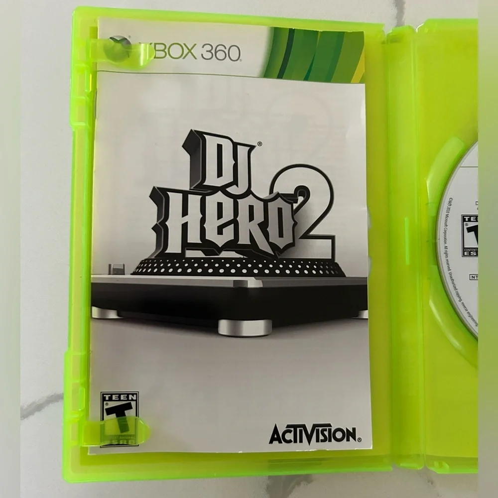 🦋 5/$25 - DJ Hero 2 Video Game for Xbox 360
